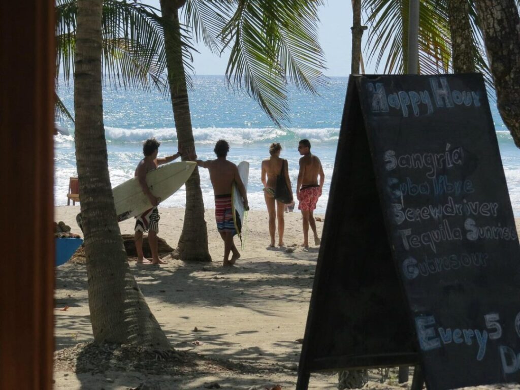 Carmen Beach located in Santa Teresa, Costa Rica.